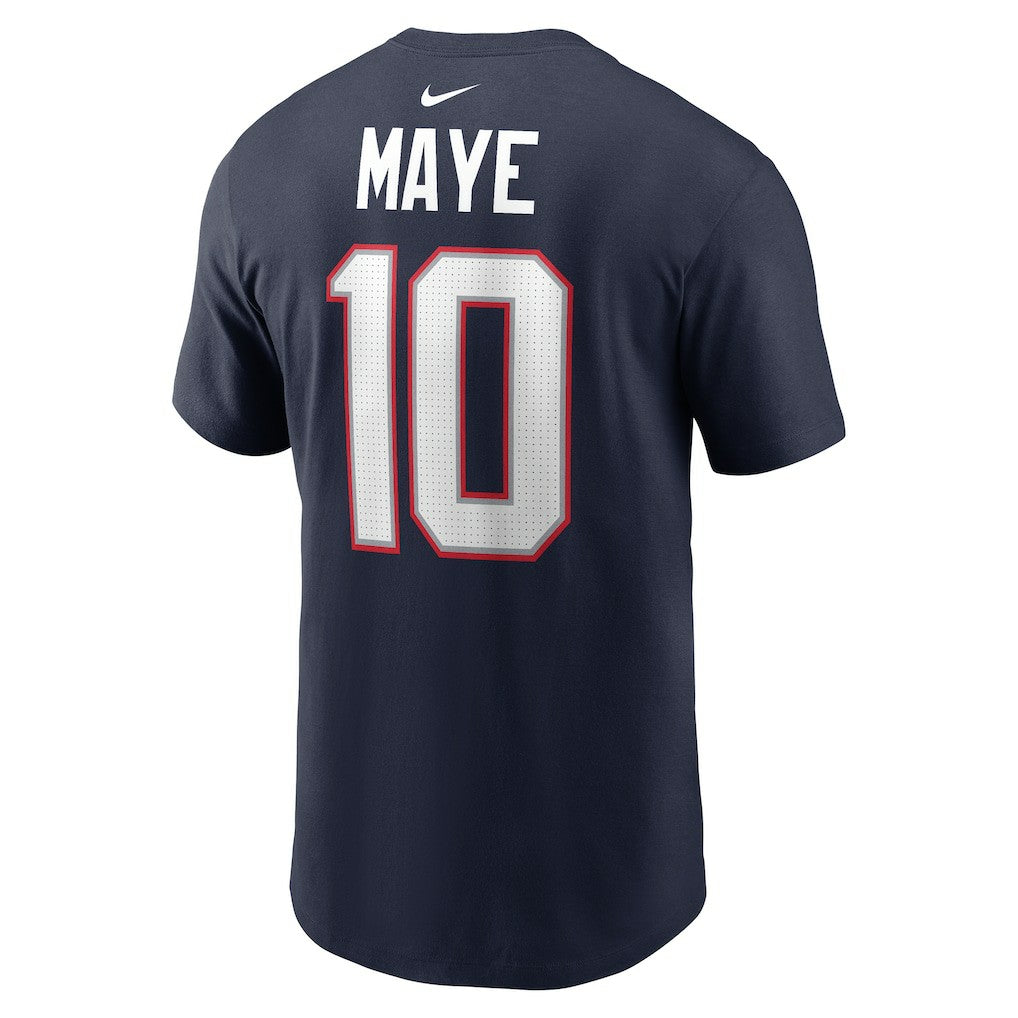 Drake Maye New England Patriots Name & Number T-Shirt - Navy cheap