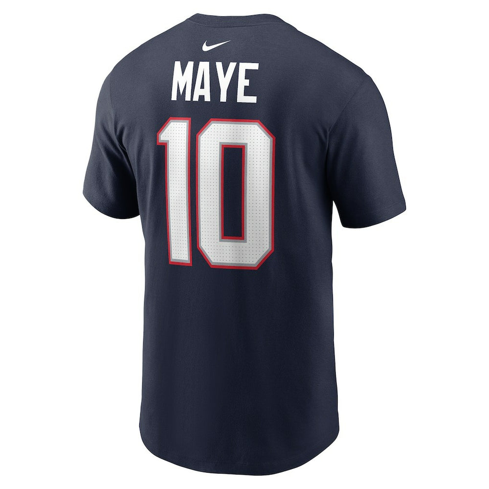 Drake Maye New England Patriots Name & Number T-Shirt - Navy cheap