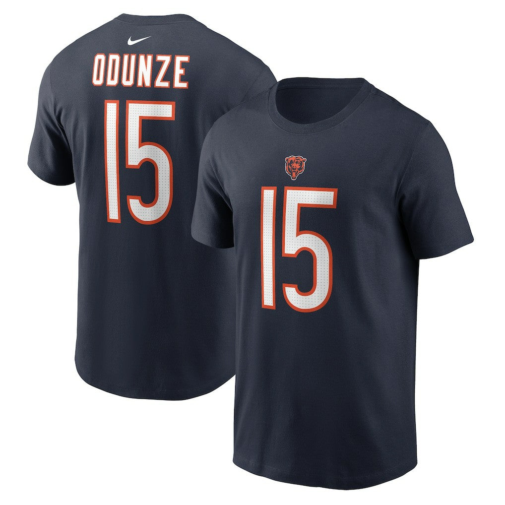 Rome Odunze Chicago Bears Name & Number T-Shirt - Navy discount