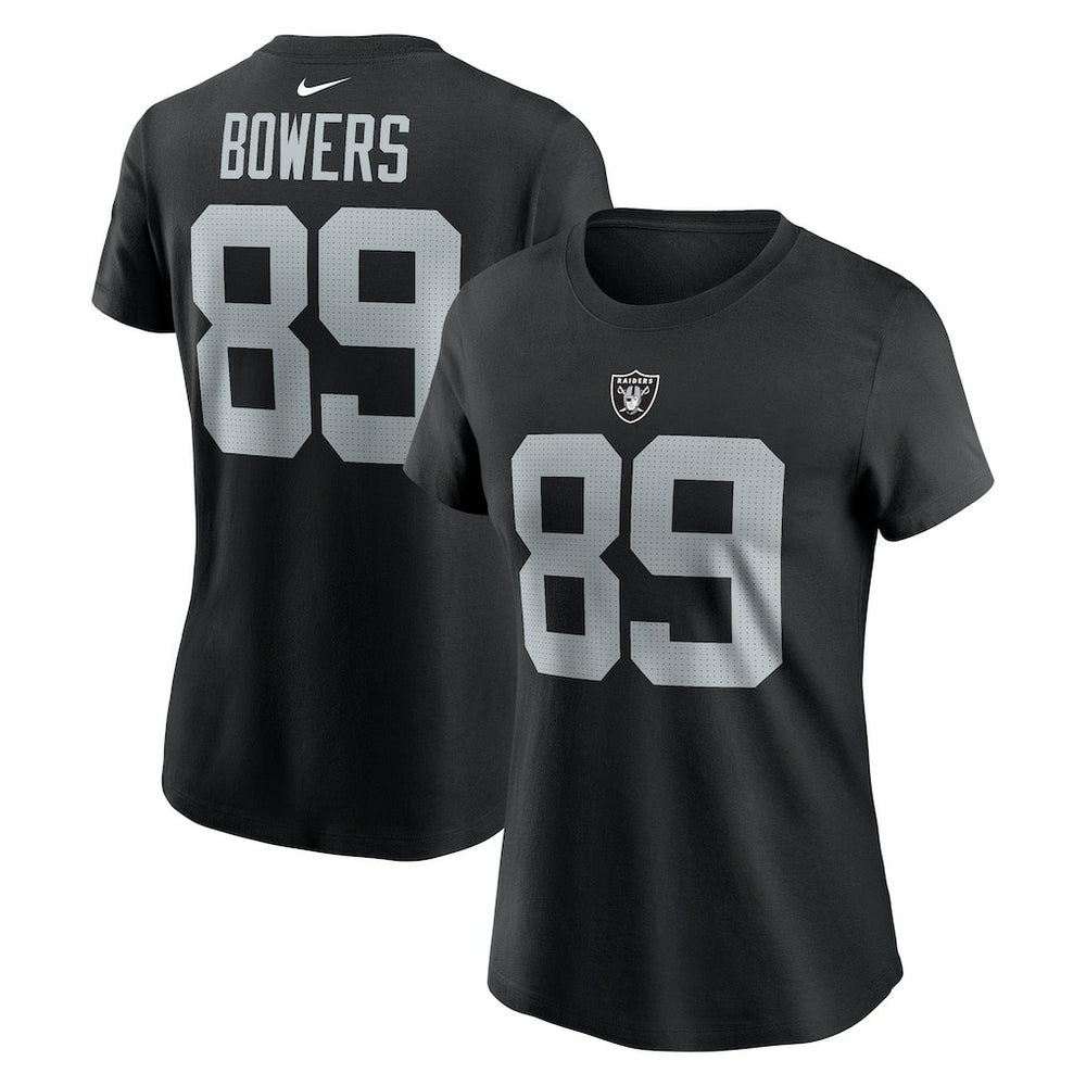 Brock Bowers Las Vegas Raiders Women's Player Name & Number T-Shirt - Black discount