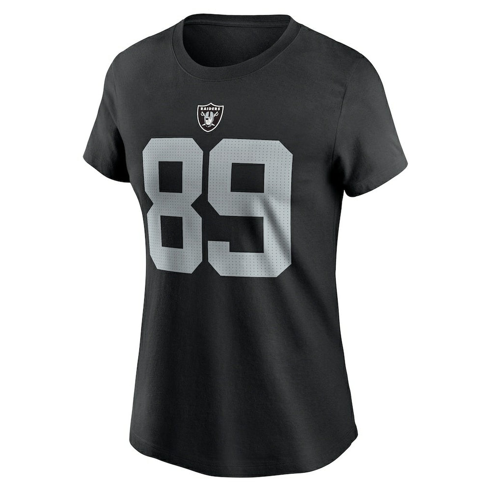 Brock Bowers Las Vegas Raiders Women's Player Name & Number T-Shirt - Black discount