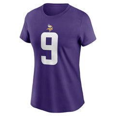 J.J. McCarthy Minnesota Vikings Women's Name & Number T-Shirt - Purple online