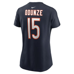 Rome Odunze Chicago Bears Women's Name & Number T-Shirt - Navy on sale