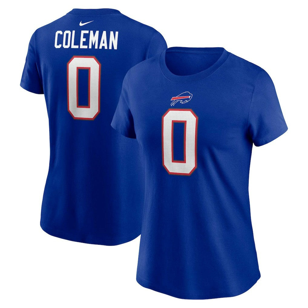 Keon Coleman Buffalo Bills Women's Player Name & Number T-Shirt - Royal on sale