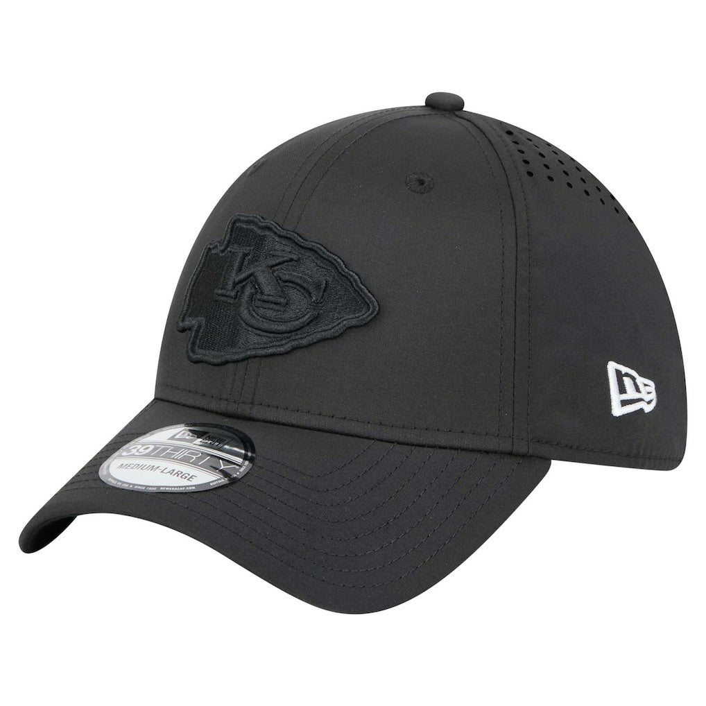 Kansas City Chiefs New Era Hydro 39THIRTY Flex Hat - Black cheap