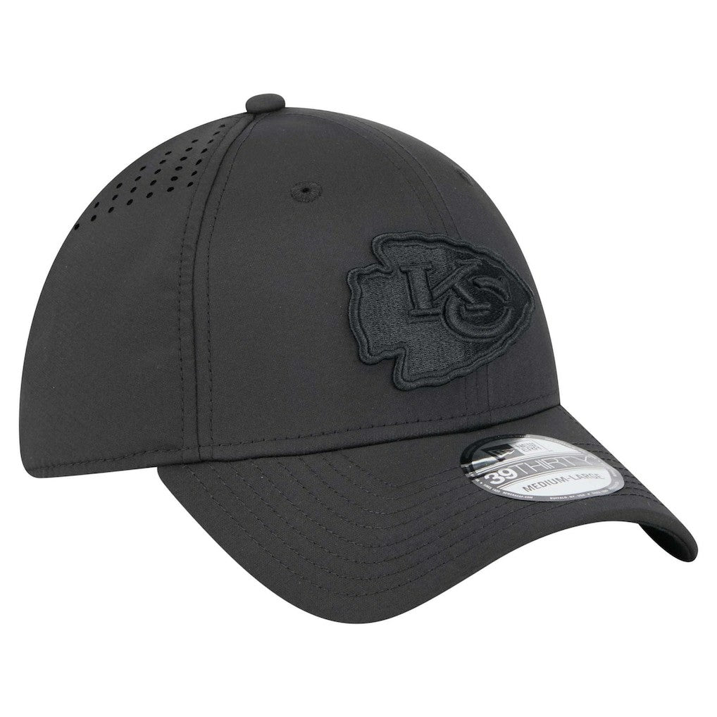 Kansas City Chiefs New Era Hydro 39THIRTY Flex Hat - Black cheap