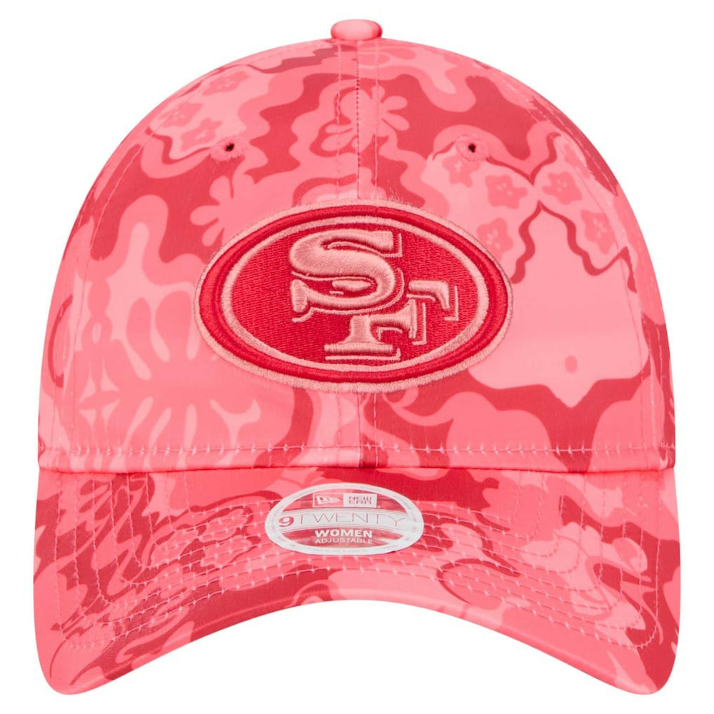 San Francisco 49ers New Era Women's Trippy 9TWENTY Adjustable Hat - Scarlet sale