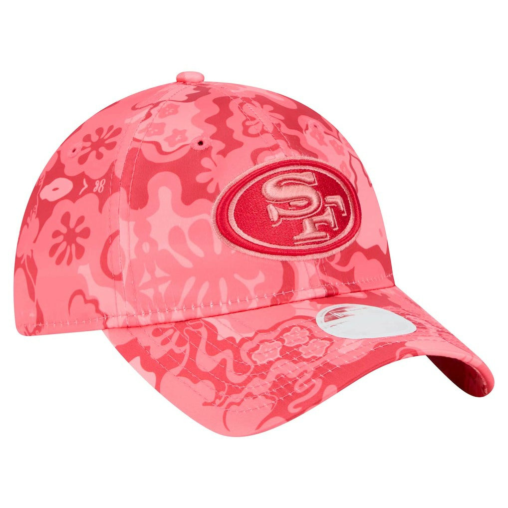 San Francisco 49ers New Era Women's Trippy 9TWENTY Adjustable Hat - Scarlet sale