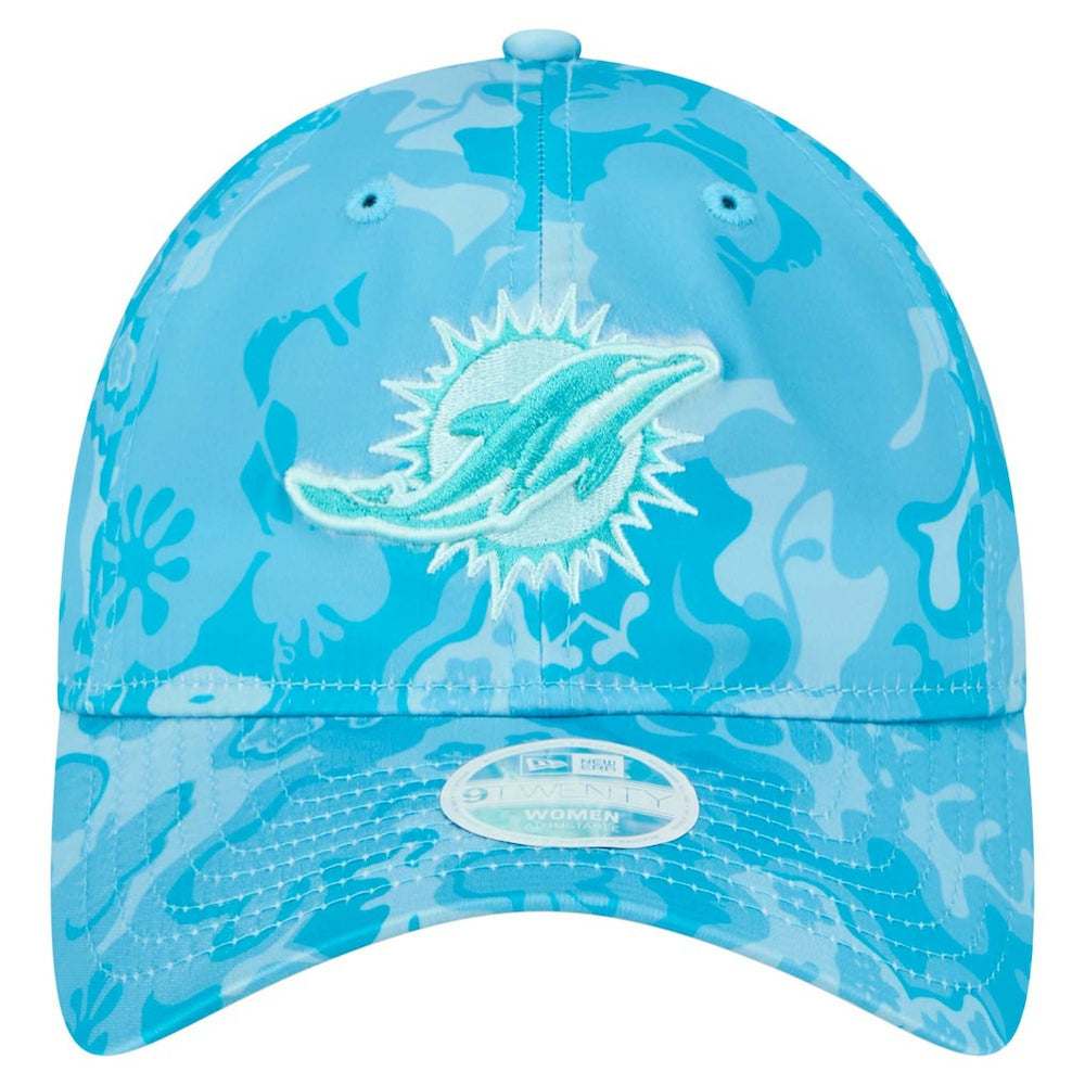 Miami Dolphins New Era Women's Trippy 9TWENTY Adjustable Hat - Aqua on sale