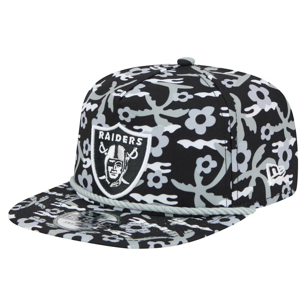 Las Vegas Raiders New Era Wakey Wakey Golfer Snapback Hat - Black discount