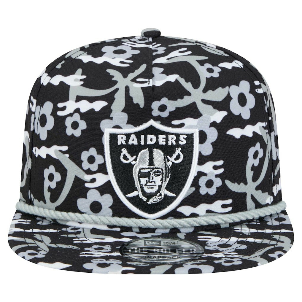 Las Vegas Raiders New Era Wakey Wakey Golfer Snapback Hat - Black discount