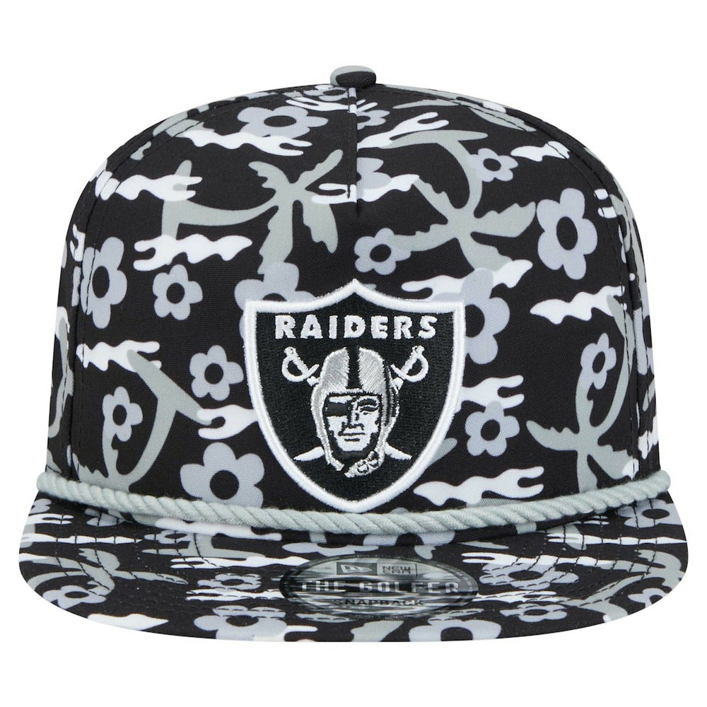 Las Vegas Raiders New Era Wakey Wakey Golfer Snapback Hat - Black discount
