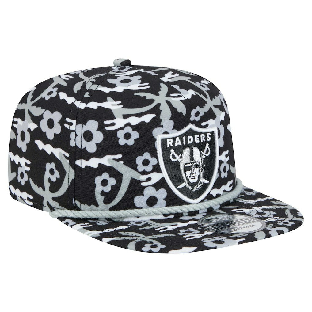 Las Vegas Raiders New Era Wakey Wakey Golfer Snapback Hat - Black discount
