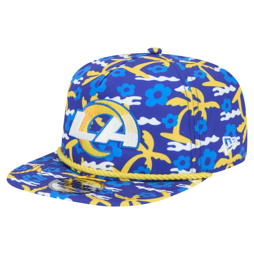 Los Angeles Rams New Era Wakey Wakey Golfer Snapback Hat - Royal for sale