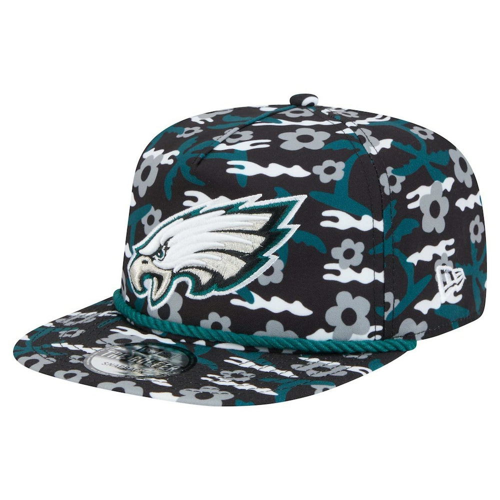 Philadelphia Eagles New Era Wakey Wakey Golfer Snapback Hat - Black on sale