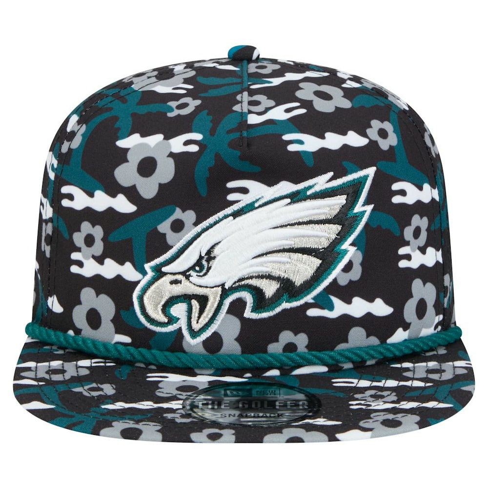 Philadelphia Eagles New Era Wakey Wakey Golfer Snapback Hat - Black on sale