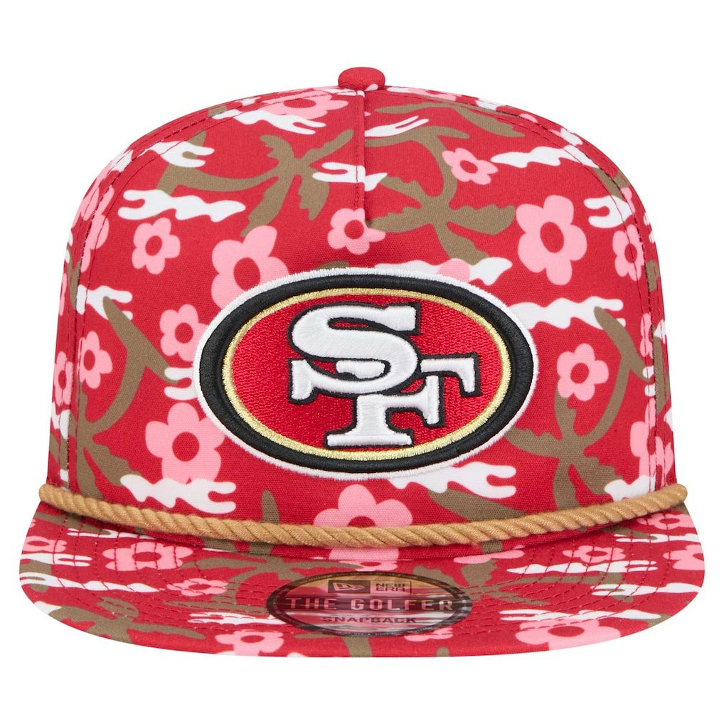 San Francisco 49ers New Era Wakey Wakey Golfer Snapback Hat - Scarlet sale