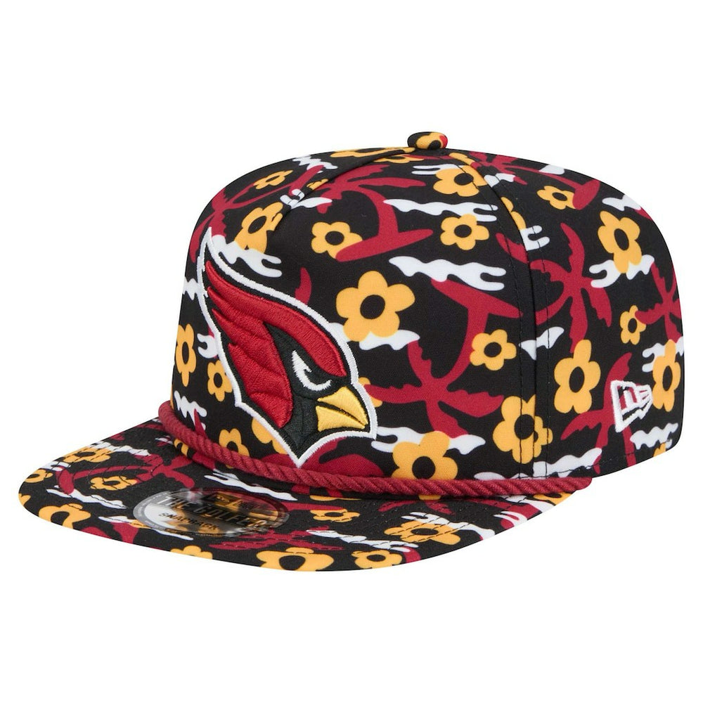 Arizona Cardinals New Era Wakey Wakey Golfer Snapback Hat - Black on sale