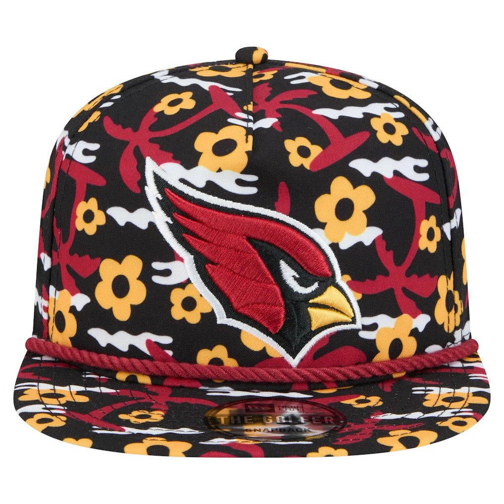 Arizona Cardinals New Era Wakey Wakey Golfer Snapback Hat - Black on sale