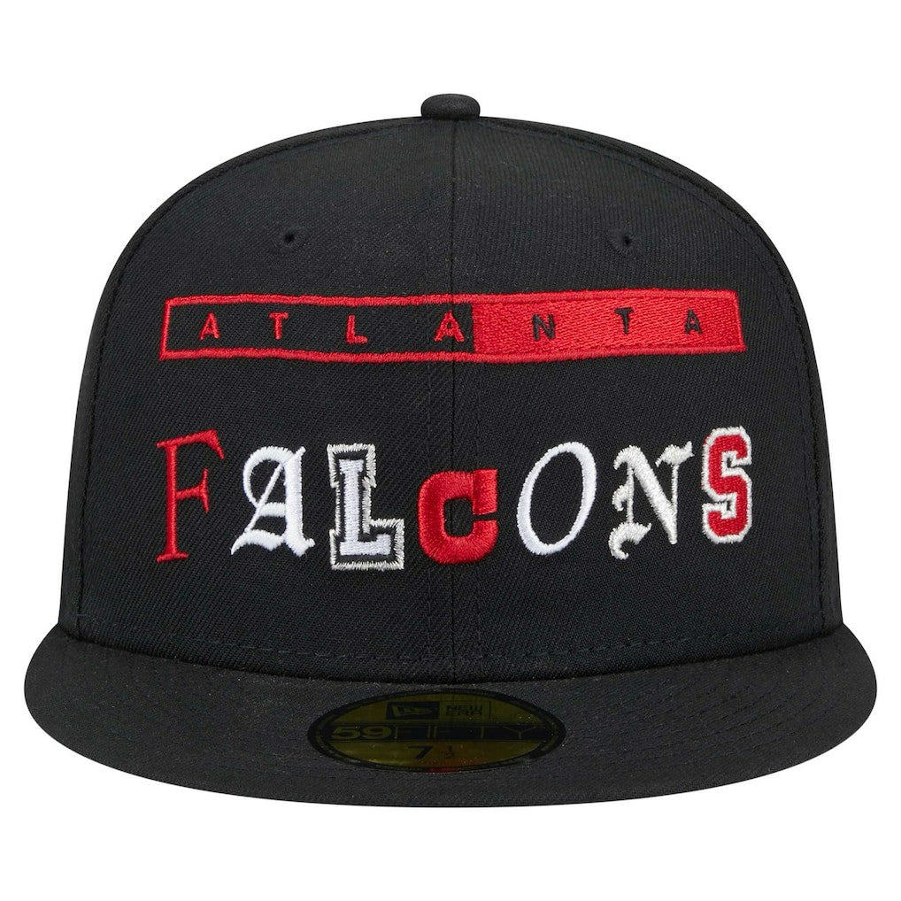 Atlanta Falcons New Era Ransom 59FIFTY Fitted Hat - Black discount