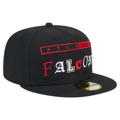 Atlanta Falcons New Era Ransom 59FIFTY Fitted Hat - Black discount