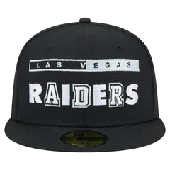 Las Vegas Raiders New Era Ransom 59FIFTY Fitted Hat - Black outlet