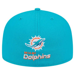 Miami Dolphins New Era Ransom 59FIFTY Fitted Hat - Aqua for sale