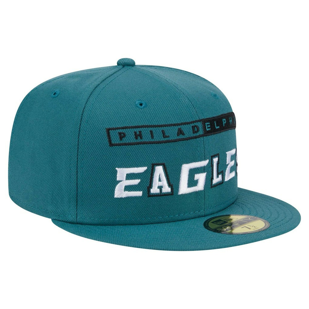 Philadelphia Eagles New Era Ransom 59FIFTY Fitted Hat - Midnight Green discount