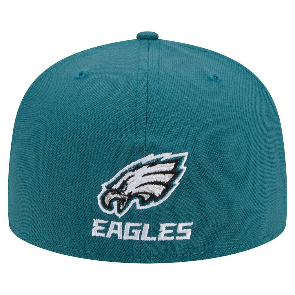 Philadelphia Eagles New Era Ransom 59FIFTY Fitted Hat - Midnight Green discount