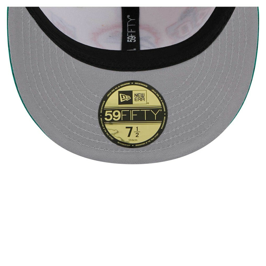 Miami Dolphins New Era Throwback Corduroy 59FIFTY Fitted Hat - Cream/Aqua cheap