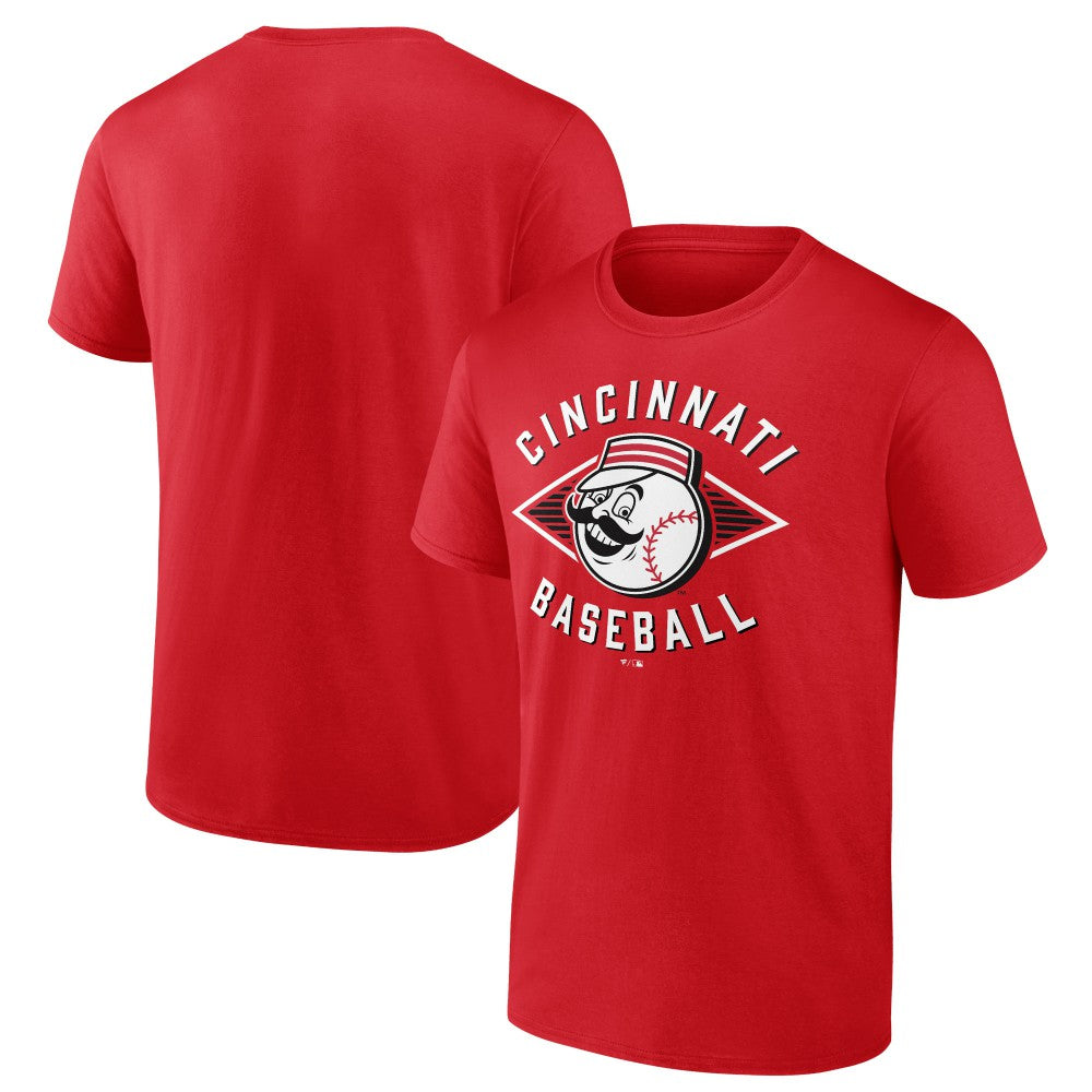 Cincinnati Reds  Classic Diamond T-Shirt - Red