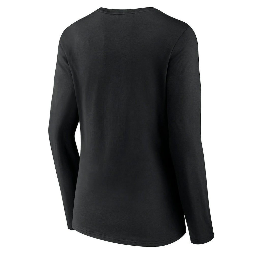 New York Jets Women's Victory Arch Long Sleeve V-Neck T-Shirt - Black for sale