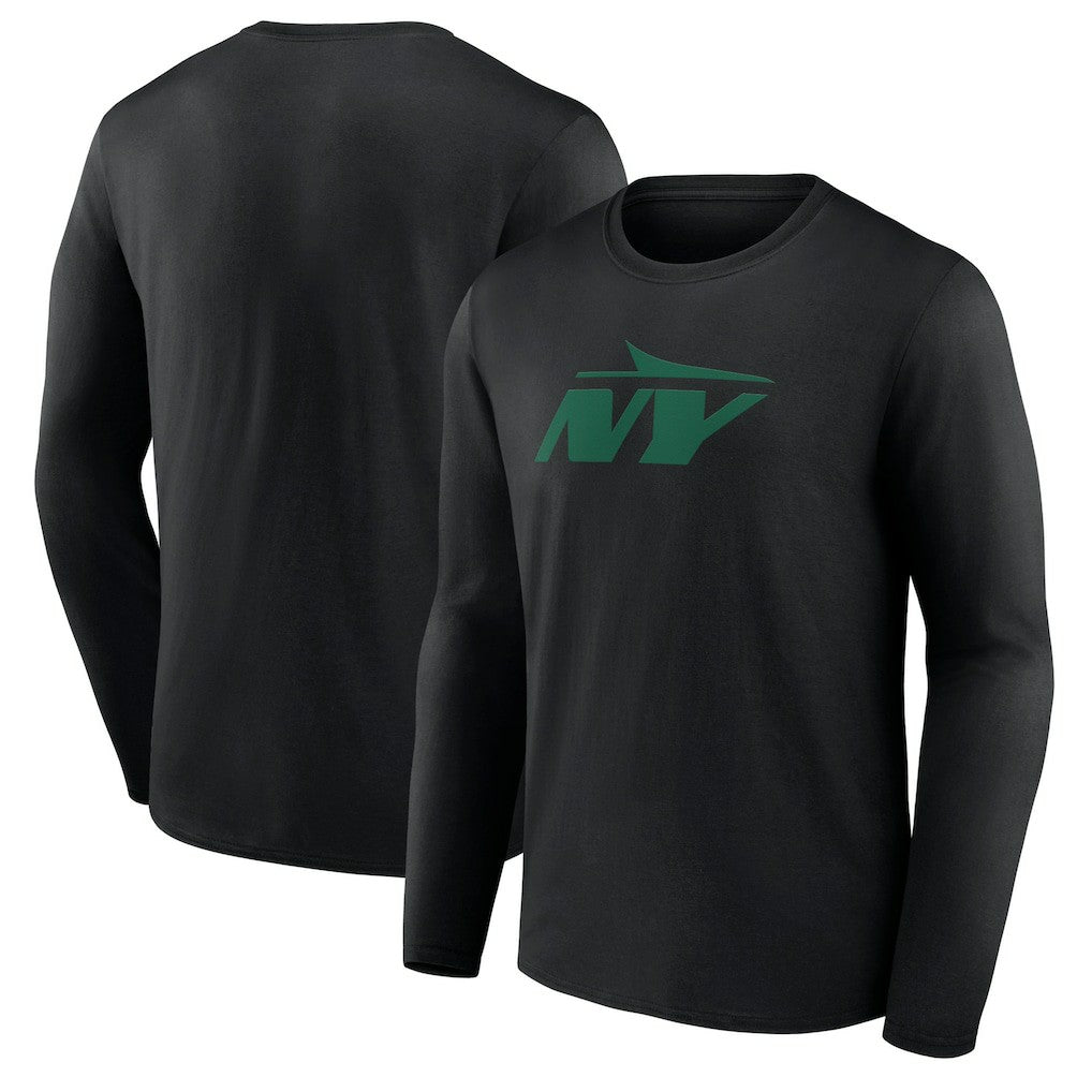 New York Jets Secondary Logo Long Sleeve T-Shirt - Black discount