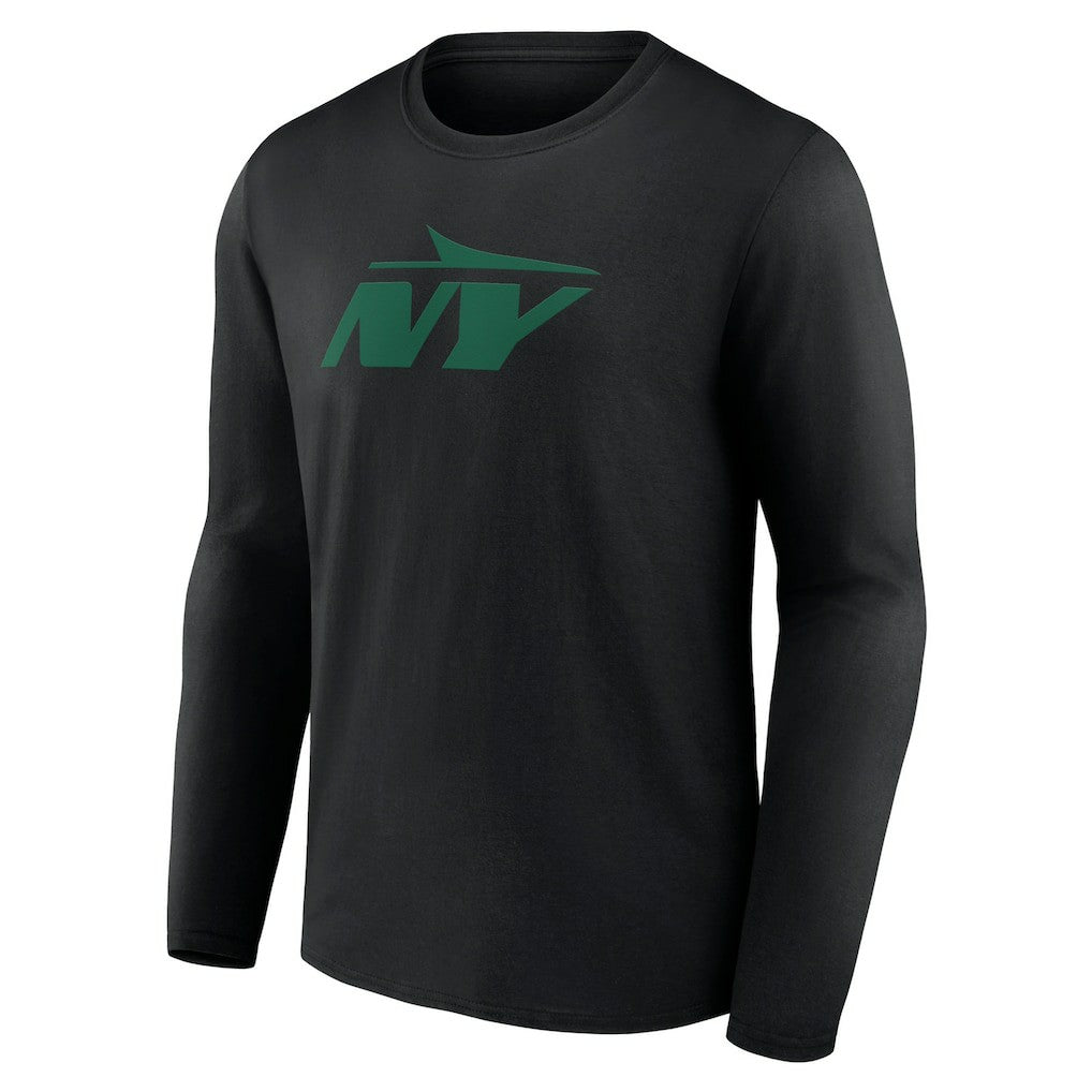 New York Jets Secondary Logo Long Sleeve T-Shirt - Black discount