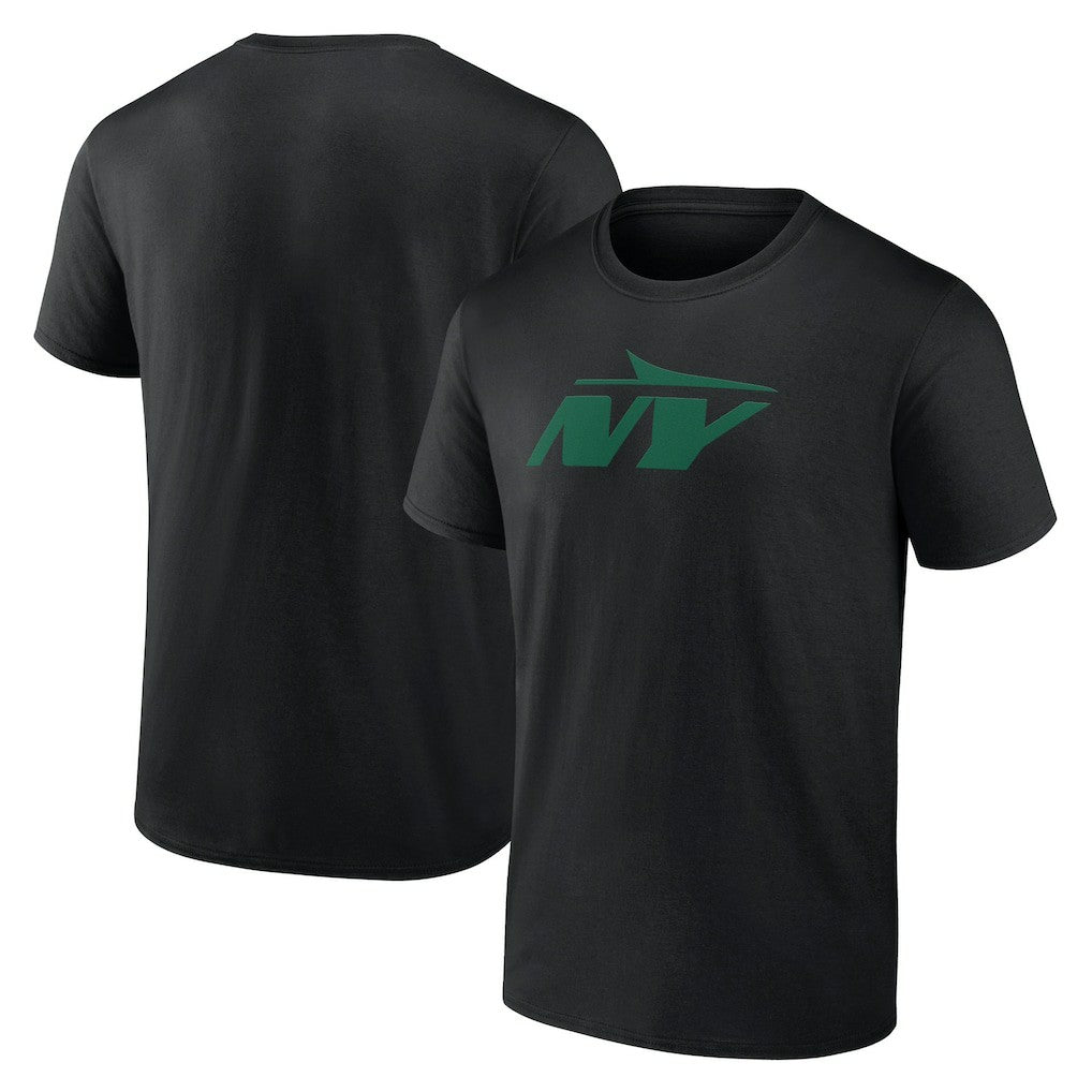 New York Jets Secondary Logo Lightweight T-Shirt - Black cheap
