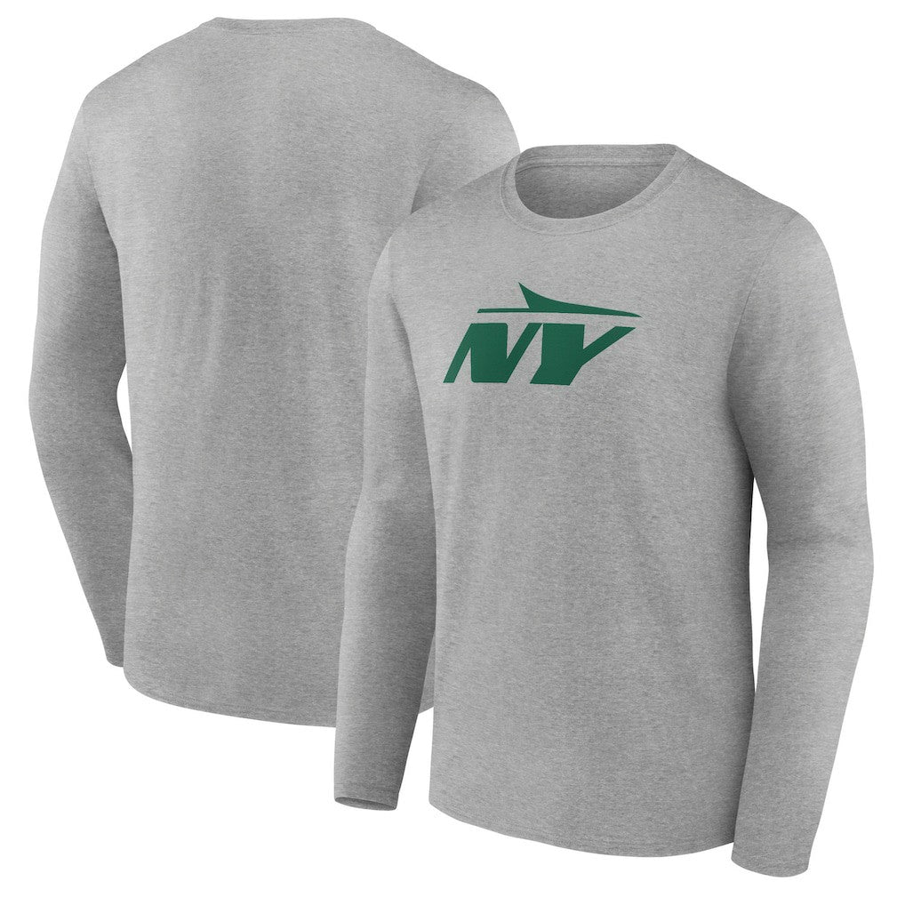 New York Jets Secondary Logo Long Sleeve T-Shirt - Gray for sale