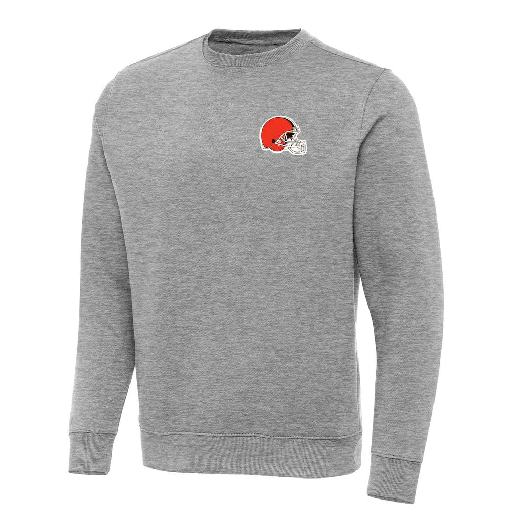 Cleveland Browns Antigua Victory Pullover Sweatshirt - Heather Gray online