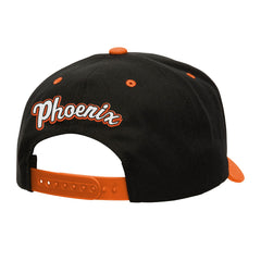 Phoenix Suns Backside Script Two-Tone Pro Crown Adjustable Hat - Black/Orange sale