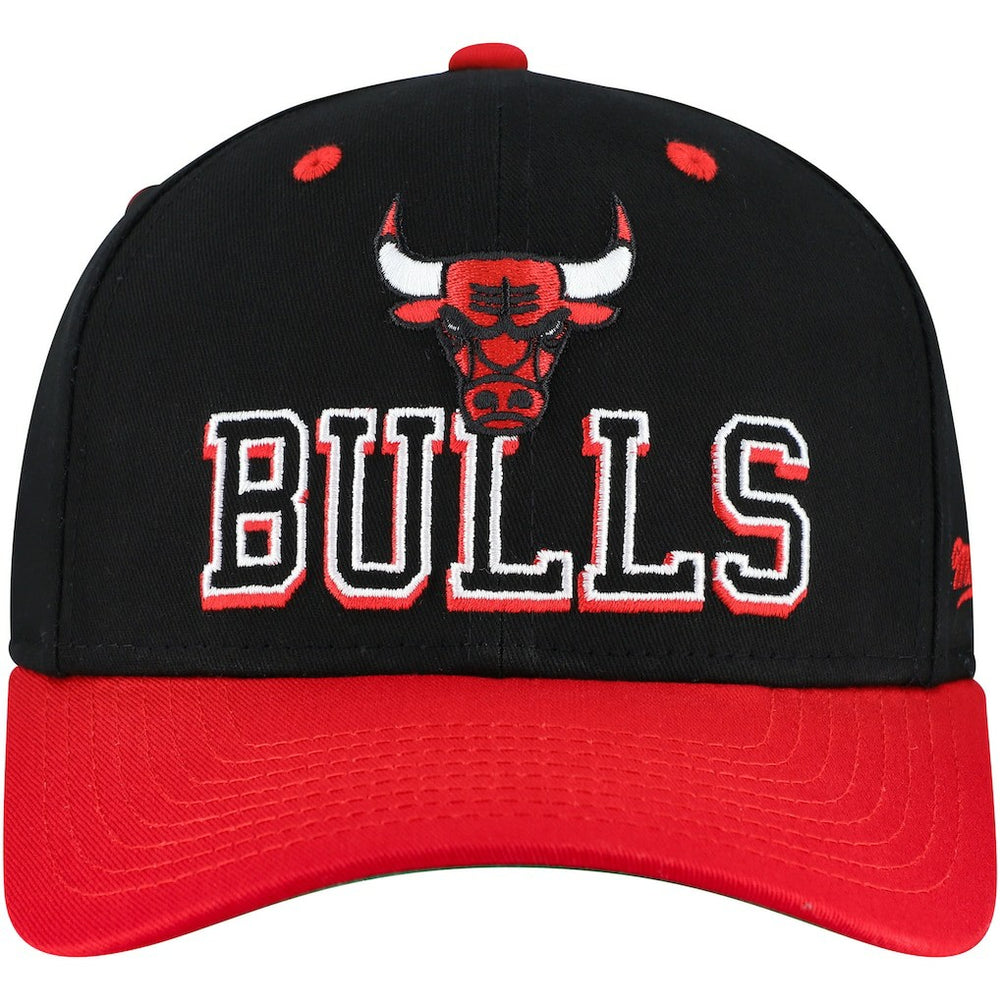 Chicago Bulls Backside Script 2-Tone Pro Crown Adjustable Hat - Black/Red discount