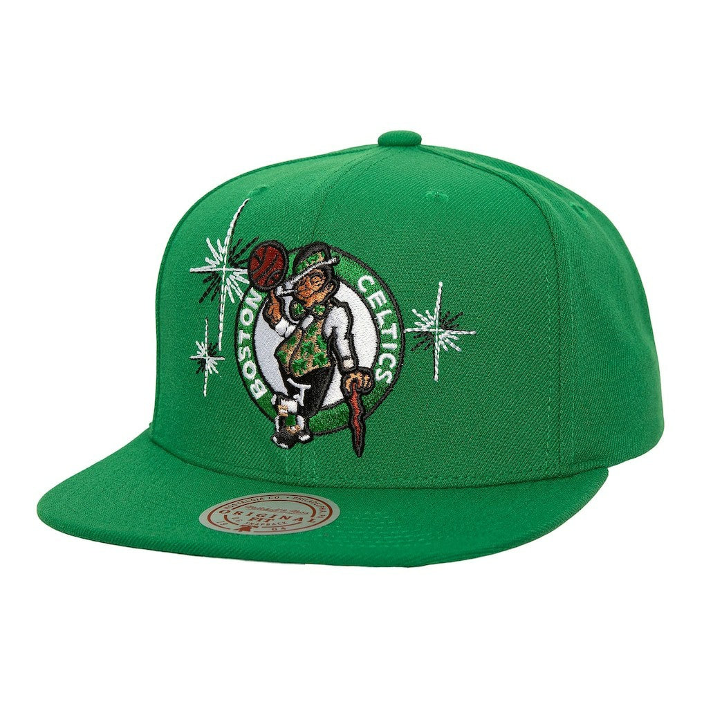 Boston Celtics Starlight Snapback Hat - Kelly Green for sale