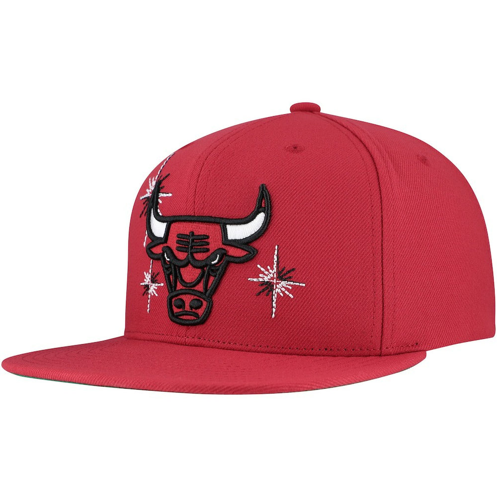 Chicago Bulls Starlight Snapback Hat - Red on sale