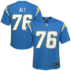 Joe Alt Los Angeles Chargers Youth Game Jersey - Powder Blue sale
