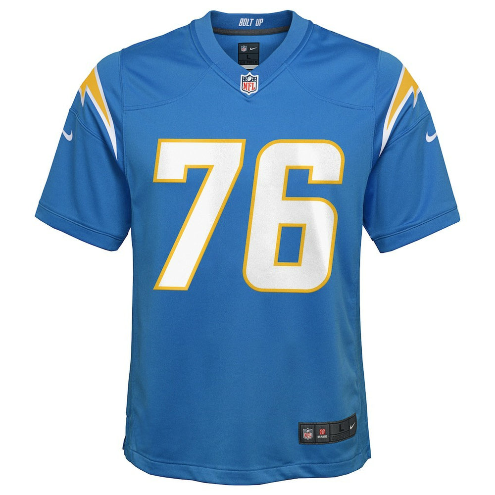 Joe Alt Los Angeles Chargers Youth Game Jersey - Powder Blue sale