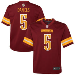 Jayden Daniels Washington Commanders Youth Game Jersey - Burgundy on sale