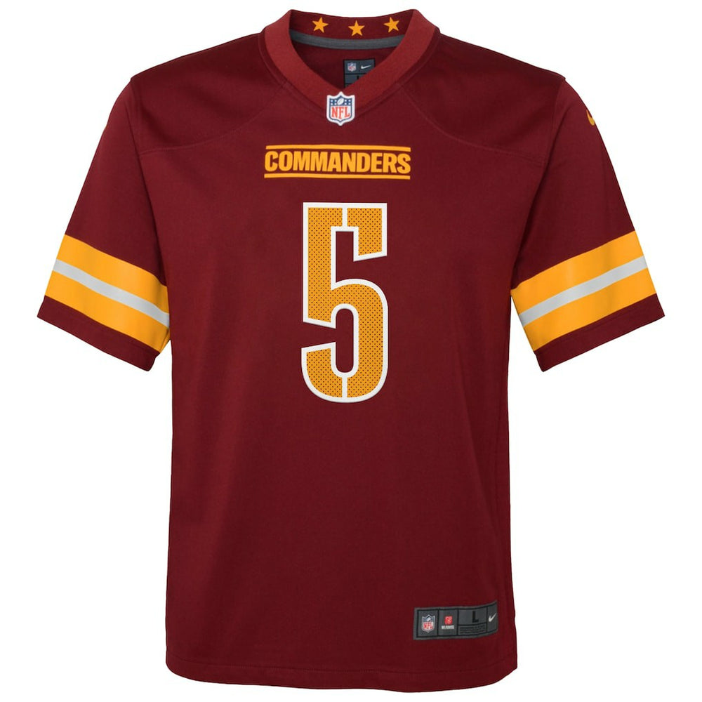Jayden Daniels Washington Commanders Youth Game Jersey - Burgundy on sale