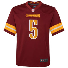 Jayden Daniels Washington Commanders Youth Game Jersey - Burgundy on sale