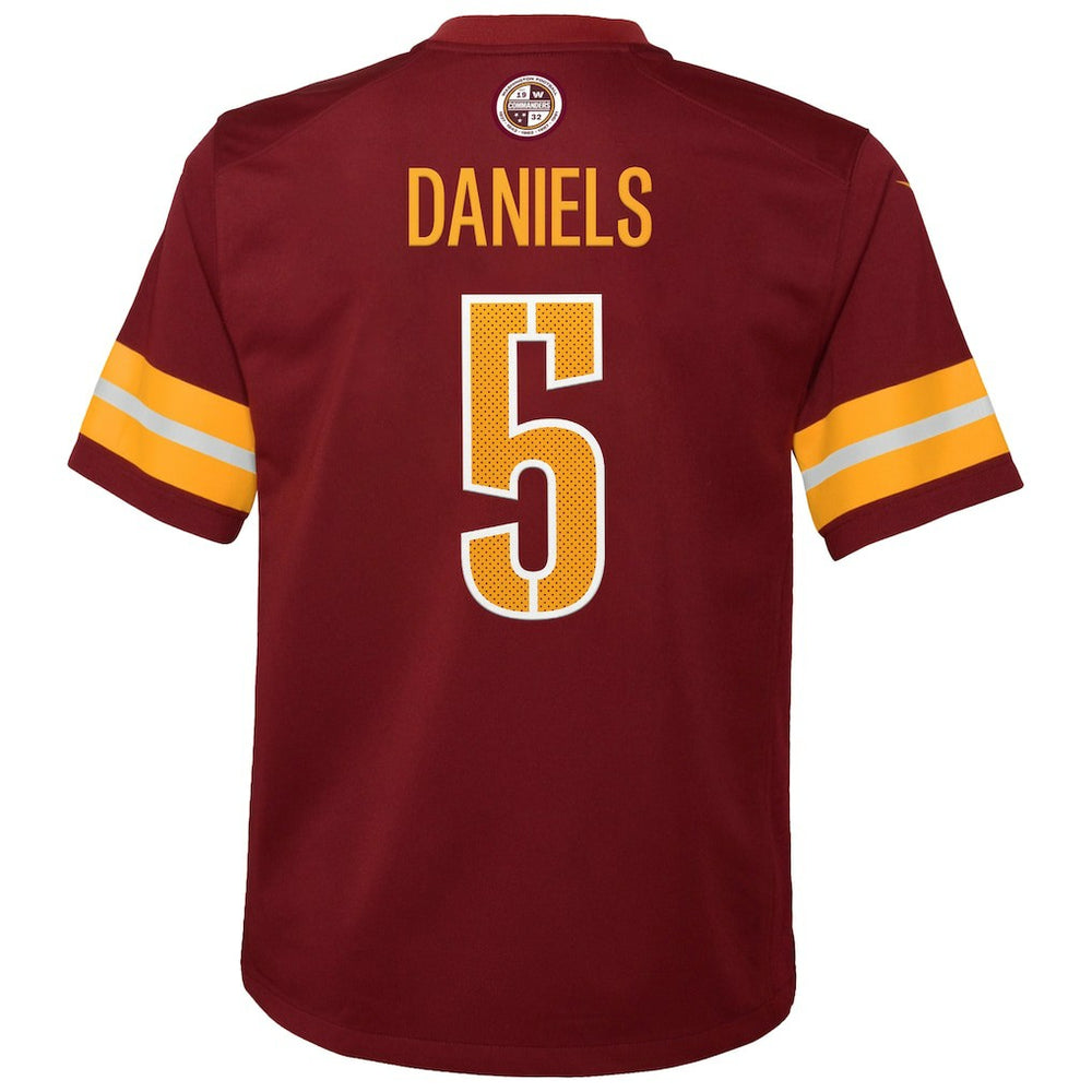 Jayden Daniels Washington Commanders Youth Game Jersey - Burgundy on sale