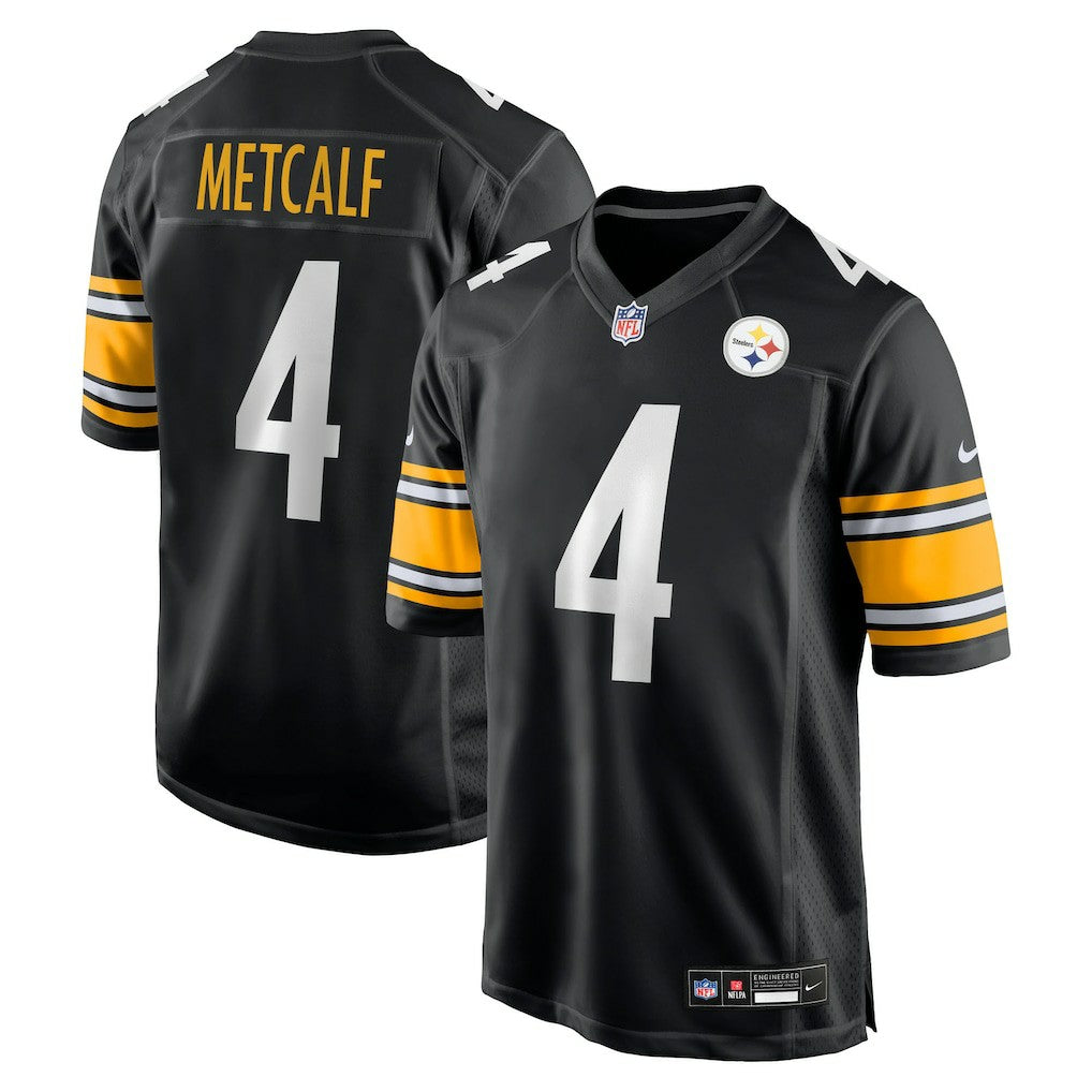 DK Metcalf Pittsburgh Steelers Youth Game Jersey - Black on sale