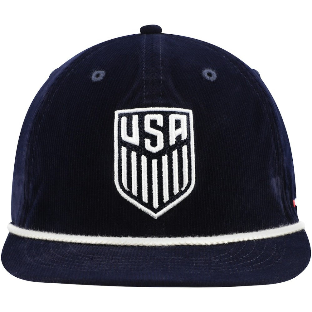 USMNT Unisex Snow Beach Corduroy Adjustable Hat - Navy for sale