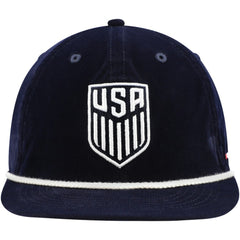 USMNT Unisex Snow Beach Corduroy Adjustable Hat - Navy for sale
